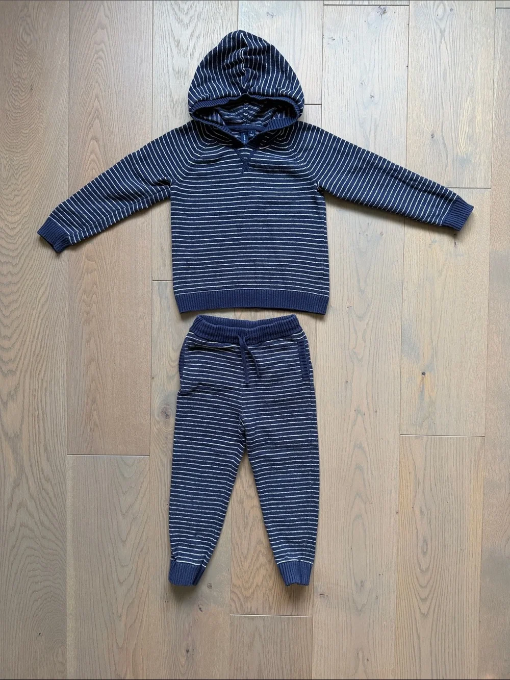 Janie and Jack Boys  Hooded Sweater & Jogger Set